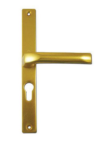 HOPPE LL GOLD DOOR HANDLE 48MM CENTRES