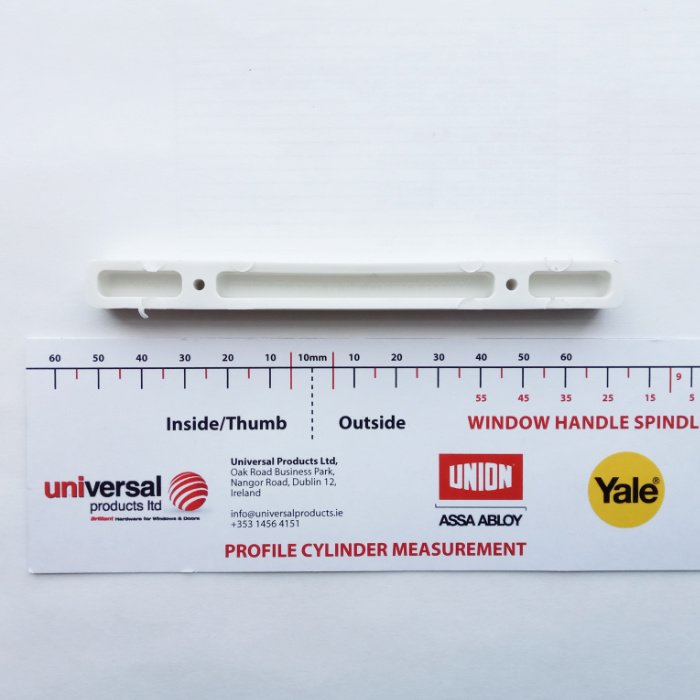 WHITE CILL STOP 120MM LONG POLYPROPYLENE