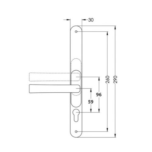 FLEXI HANDLE GOLD LEV LEV