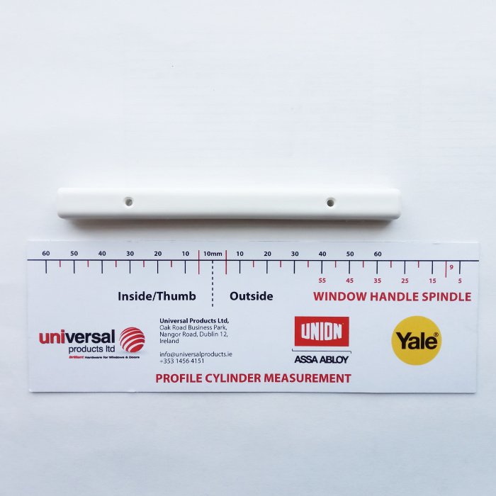 WHITE CILL STOP 120MM LONG POLYPROPYLENE