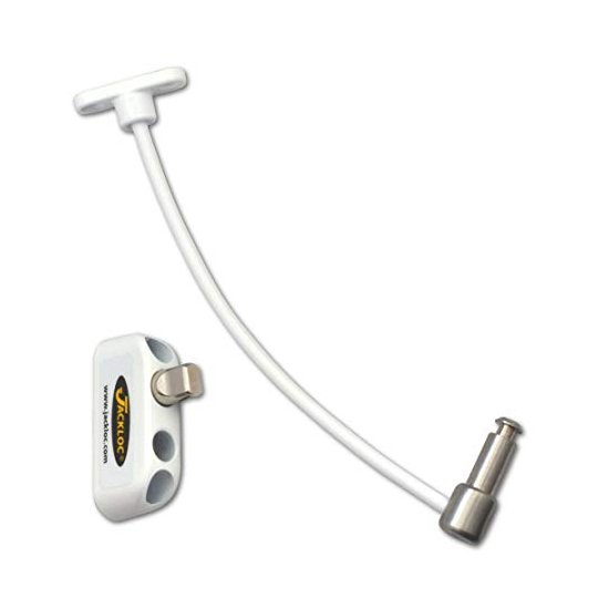 WHITE JACKLOC PUSH & TURN CABLE RESTICTOR