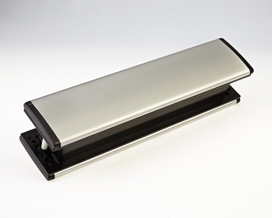 UNICORN LETTER PLATE 38-78MM SATIN BLACK ENDS