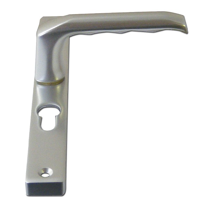 HOPPE LL SILVER DOOR HANDLE 48MM CENTRES