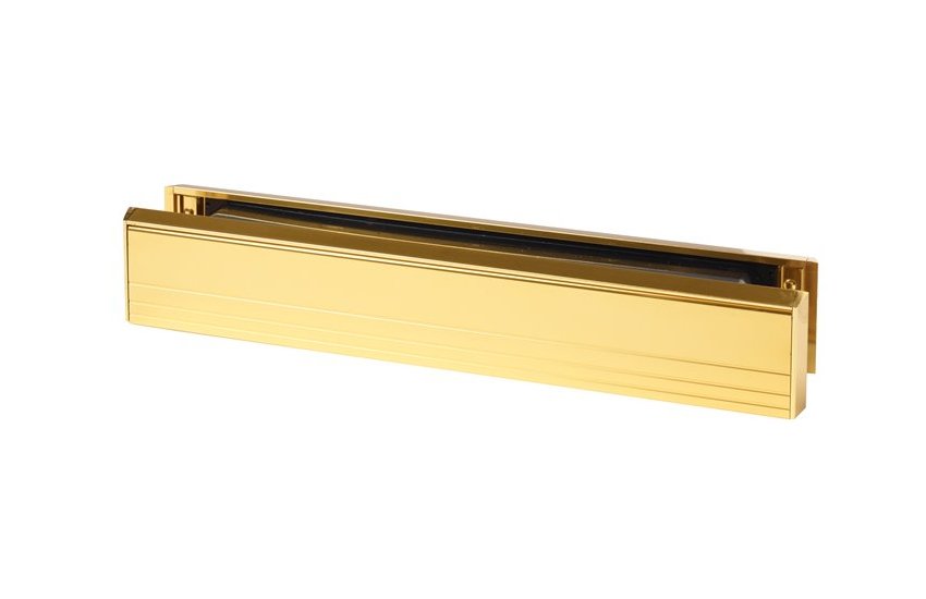 SLIMLINE LETTER/PLATE POLISHED GOLD 40-80MM