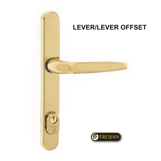 COMPOSITE PASS 24 2* LEVER/LEVER OFFSET LBP GOLD