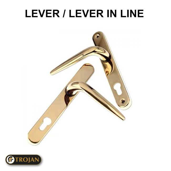TROJAN GOLD HYBRID DOOR HANDLE LEVER/LEVER