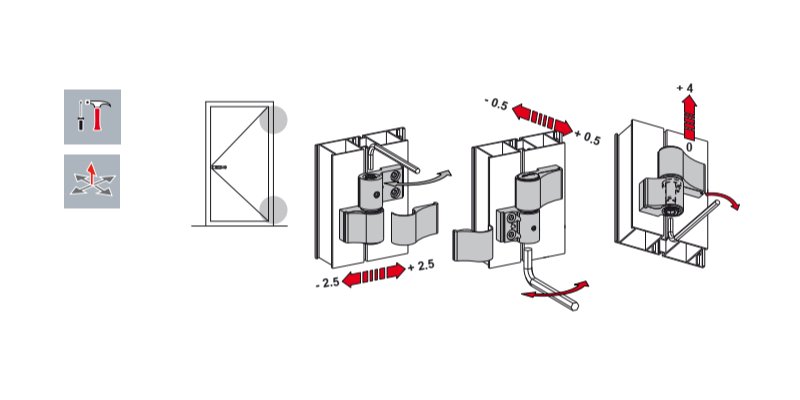 LOIRA+ HINGE SATIN 2 PART