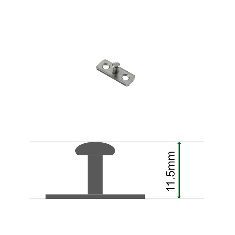 Stud Plate 11.5mm for Restrictor Catches