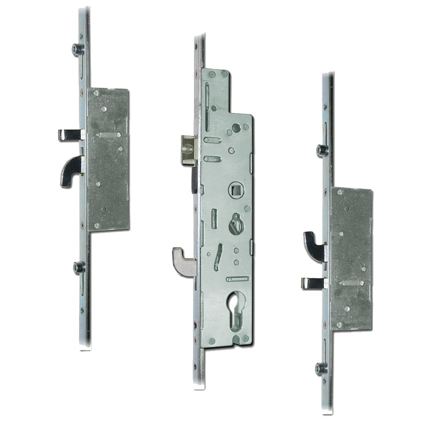 FULLEX XL Lever Operated Latch & Hookbolt - 2 Hook, 2 Anti-Lift & 4 Roller